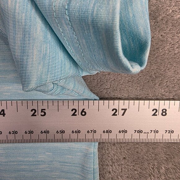 Mens C9 Champion Aqua Golf Polo Shirt Short Sleeve Polyester Stretch Size XXL - Picture 5 of 7